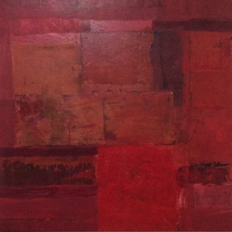 TITLE: "Red #3", 2009
Tech: Collage, Acrylic on Canvas.
Size: 39" x 31"
 TITLE: "Red #3", 2009
Tech: Collage, Acrylic on Canvas.
Size: 39" x 31"
