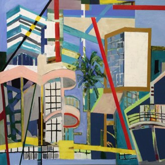 TITLE: "SoBe", 2015
Tech: Acrylic on Canvas.
Size: 36" x 48" / 91 x 122 cms.
 TITLE: "SoBe", 2015
Tech: Acrylic on Canvas.
Size: 36" x 48" / 91 x 122 cms.