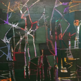 TITLE: "Branches # 1", 2014
Tech: Acrylic and oil on Canvas.
Size: 74" x 51" / 190 x 130 cms.
 TITLE: "Branches # 1", 2014
Tech: Acrylic and oil on Canvas.
Size: 74" x 51" / 190 x 130 cms.