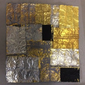 TITLE: "Shine". 2015
Paint tubes series
Tech: Acrylic on metal, staples.
Size: 16" x 16" / 40 x 40 cms.
 TITLE: "Shine". 2015
Paint tubes series
Tech: Acrylic on metal, staples.
Size: 16" x 16" / 40 x 40 cms.